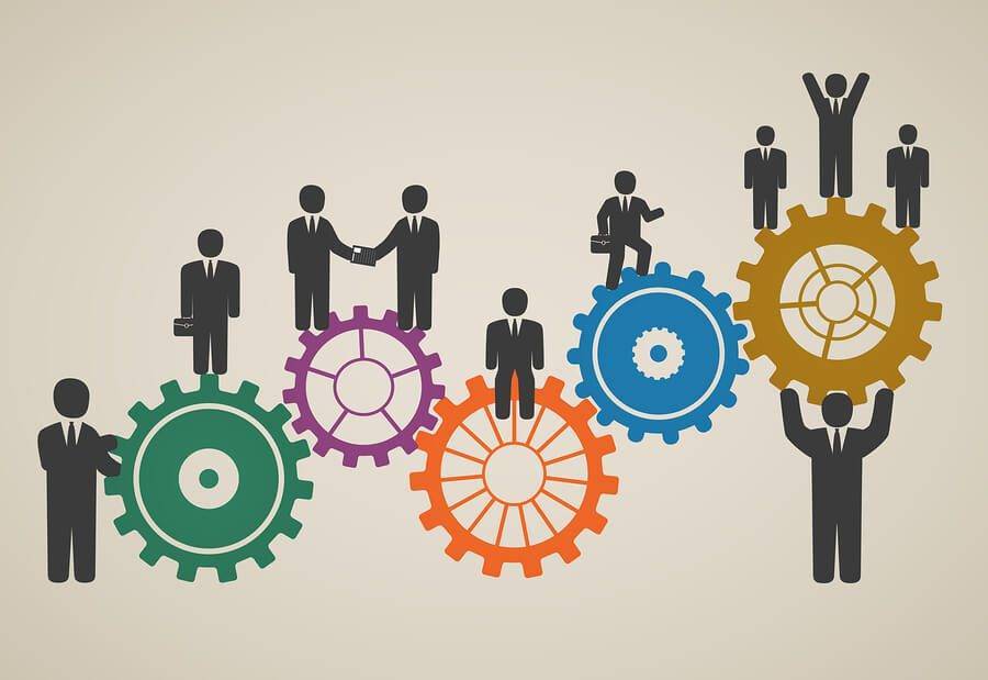 Workforce Team Working Business