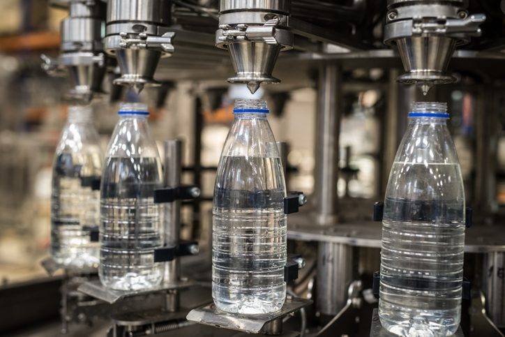 Bottling of water