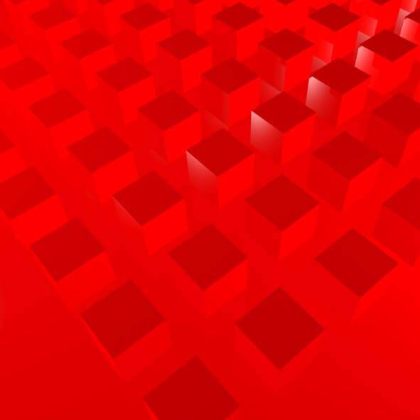 Red blocks graphic