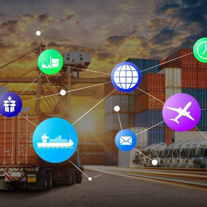 Supply chain graphic