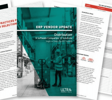 erp vendor report