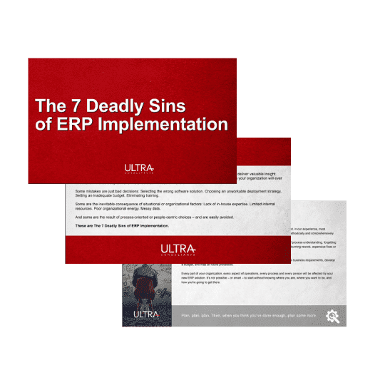 The 7 deadly sins of ERP implementation