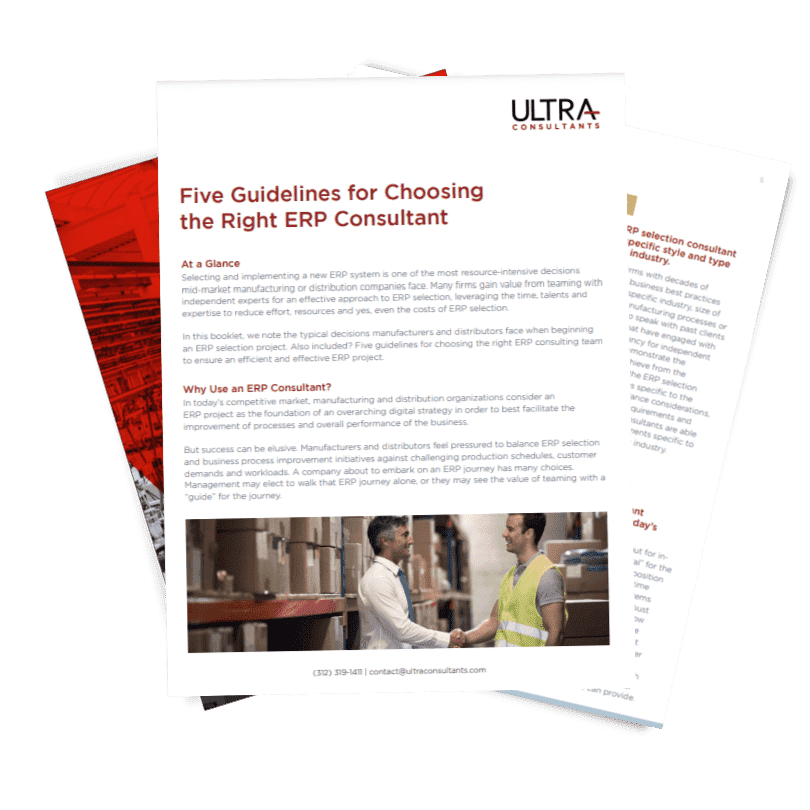 Five guidelines for choosing the right ERP consultant