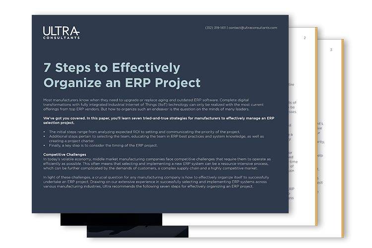 ebook erp consulting step to organize an erp project software