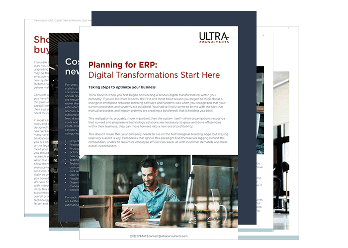 planning for erp2